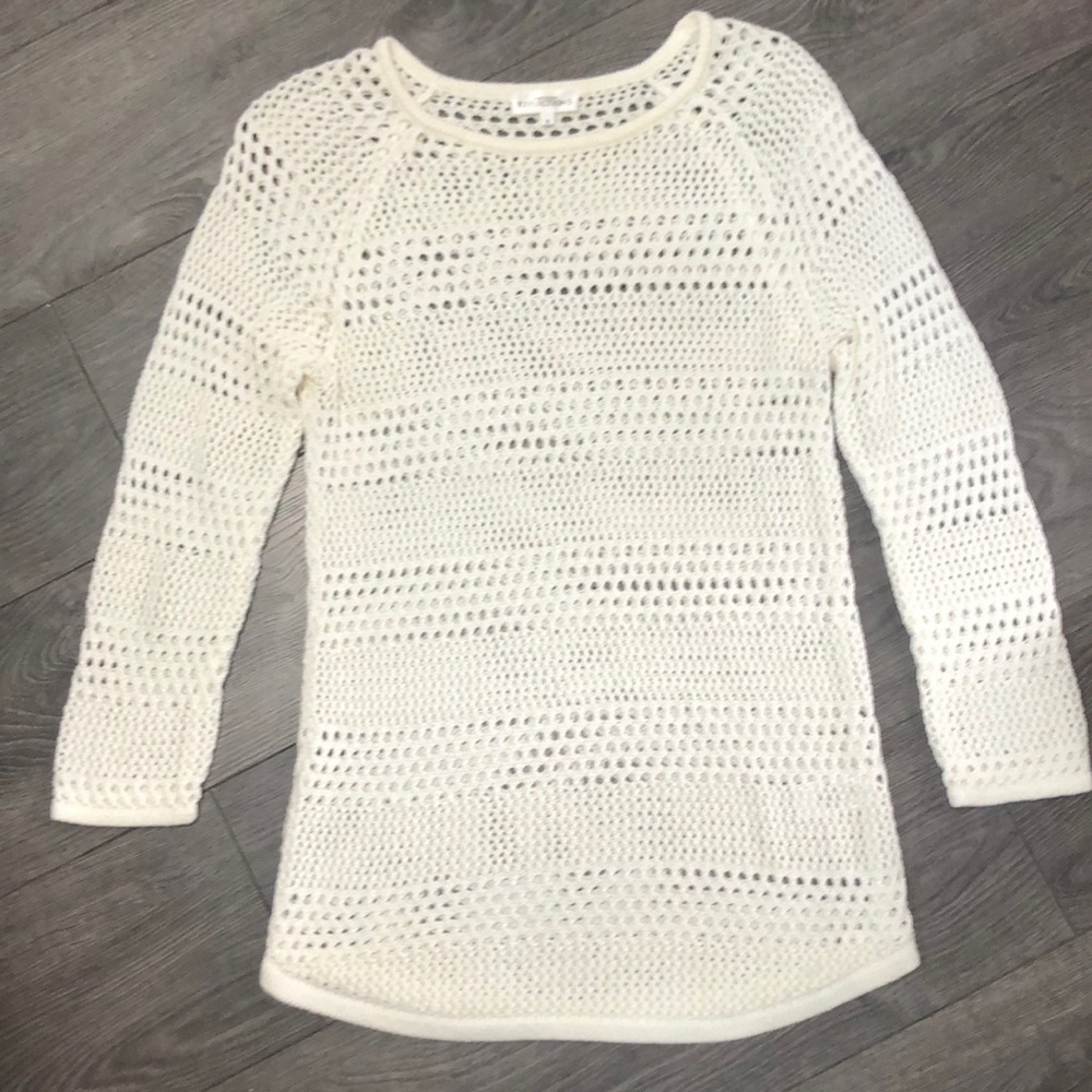 Northern Reflections lace like Knit Top/sweater size small